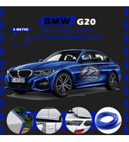 Bmw G20 Oto Araç Kapı Koruma Fitili 5metre Parlak Mavi Renk
