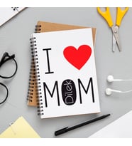 I Love Mom Anne Defteri Kişiye Özel