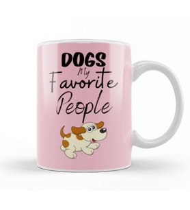 Funny Dog Lover Gift For   Men Kupa Bardak Porselen
