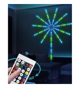 Modüler RGB LED Duvar Işığı – Kumandalı, Uygulama Kontrollü ve Müzik Senkronizasyonlu
