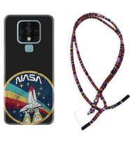 Tecno Camon 16 18P Pova Kılıf Boyun Asklı Rasta Silikon Nasa 1326