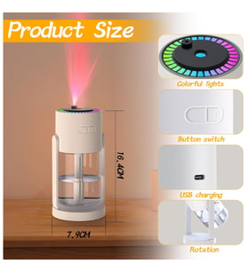 LED Işıklı Hava Nemlendirici Cihaz