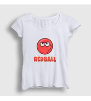 Presmono Kadın Beyaz Oyun Red Ball T-Shirt 361903tt