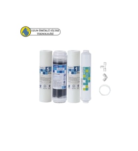 Purefer Açık kasa Çif sedimentli Sertifikalı 4lü  filtre i