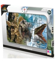 KS Games Erkek Çocuk 24 Parçalı Frame Puzzle - Jurrasic World Rebirth - JW704-1 - 3 Yaş Üzeri