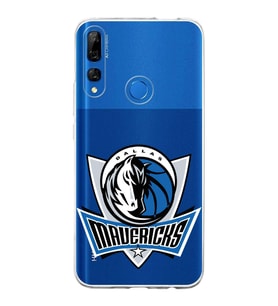 Huawei Y9 Prime 2019 Uyumlu Kapak Dallas Mawericks Tasarımlı Şeffaf Silikon Kılıf