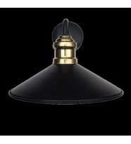 MYLİGHTS RETRO METAL APLİK  RUSTİK APLİK E27 DUYLU   23 CM EN  (Siyah)