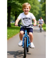 Erkek Çocuk Brooklyn Baskılı Pamuklu T Shirt ve Şort Takımı Kaliteli Şık Rahat