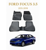 Ford Focus 3.5 2015-2018 Uyumlu 3D Oto Paspas Premium