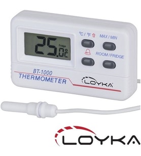 Loyka BT-1000 Alarmlı Buzdolabı Termometresi