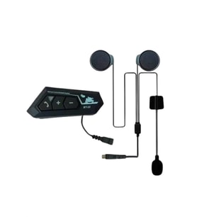 Mey İthalat® Intercom Bluetooth Kask Kulaklık Motosiklet Kulaklık 5.0 Bluetooth