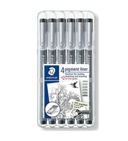 Staedtler Pigment Liner Siyah 4 lü 308 SB8