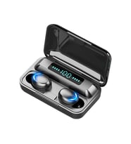 F9 TWS Bluetooth 5.1 Kulak İçi Kulaklık Siyah