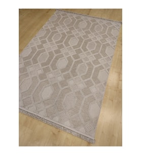 KASHE HALI MANGO 2002 GRİ ISKANDİNAV BOHEM SALON HALISI 160X230 CM