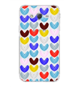 PrintiFy Samsung Galaxy J7 ile Uyumlu Water Color 1  Kamera Korumalı Şeffaf  Kılıf