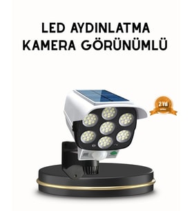 Northcity Güneş Paneli Hareket Sensörlü Dış Mekan Güvenlik Lambası - Ayarlanabilir IP66 Sertifikalı