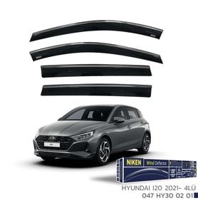 Hyundai İ20 Uyumlu Kromlu Cam Rüzgarlığı 2021- Niken Parça