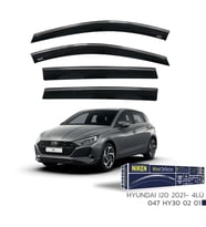 Hyundai İ20 Uyumlu Kromlu Cam Rüzgarlığı 2021- Niken Parça