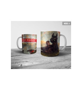 Pixxa How to Train Your Dragon - Ejderhanı Nasıl Eğitirsin Kupa Bardak Model 4