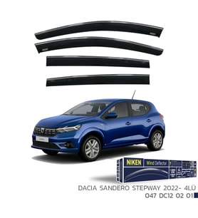 Dacia Sandero Uyumlu Kromlu Cam Rüzgarlığı -2022 Parça