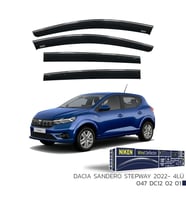 Dacia Sandero Uyumlu Kromlu Cam Rüzgarlığı -2022 Parça