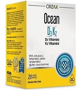Ocean D3K2 Damla 20 ml