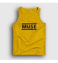 Presmono Unisex Sarı Logo Muse Atlet 69888tt (Sarı)