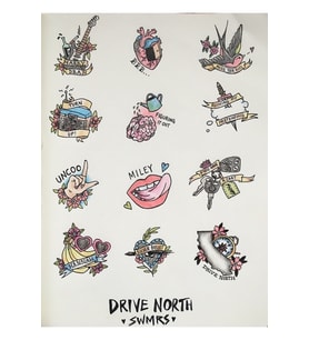 Drive North Flash Sayfası Tablo Ahşap Poster Dekoratif