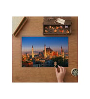 Ayasofya Camii Tasarımı 240 parça Ahşap Puzzle Ahşap Kutuda MP08831