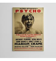Psycho 2 Mini Kanvas Tablo