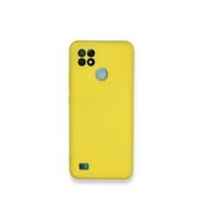 Çınarcık Dev Realme C21 Kılıf Nano içi Kadife Silikon - Lacivert