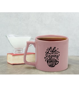BK Gift Pastel Pembe Middle Kupa Bardak, Arkadaşa Hediye, Ev Hediyesi, Doğum Günü Hediyesi, Ofis Hediyesi-1