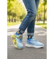 Muggo CAR Cırtlı Arabalı ve Işıklı Günlük Çocuk Sneaker Spor Ayakkabı