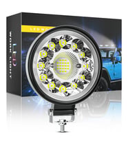 Off Road 33 Led 99 Watt Yuvarlak Traktör Tır Kamyon Tekne Sis Farı Projektör Çalışma Lambası