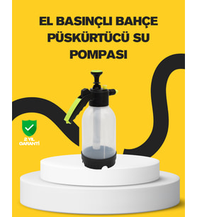 Köpük Püskürtücü 2 Litre Dayanıklı Manuel Basınçlı Yıkama Şişesi