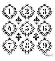 Cadence Home Decor Midi Stencil Boyama Şablonu 25x25 cm. HDM-12 