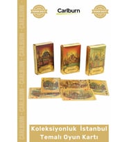 Özel Üretim Tasarım İskambil Destesi Poker Batak Koleksiyonluk Modern İstanbul Temalı Oyun Kartı
