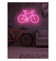 Bisiklet Figürlü Neon Tabela