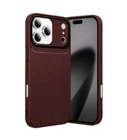 Apple iPhone 17 Pro Auto Focus Karbon Kapak - Bordo
