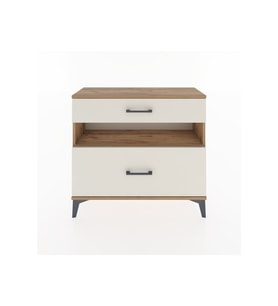 Arges Şifonyer Tek Raflı 2 Çekmeceli 88x30x80 Çam-Aytaşı