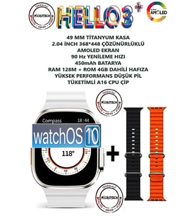HELLO WATCH 3+  AKILLI SAAT 4 GB RAM