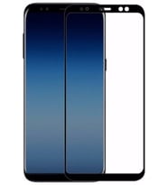 Samsung Galaxy A8 Plus 2018 Full Kapatan Fiber Nano Ekran Koruyucu Siyah