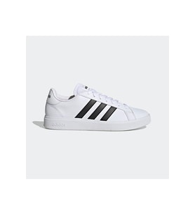 Adidas Grand Court Base 2.0 Erkek Sneaker Spor Ayakkabı (Beyaz-Siyah)