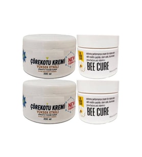 Çörek Otu Kremi XL Boy Rahatlatıcı Krem 2x200 ml+Bee Cure Krem 2x150 ml