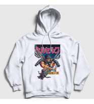 Presmono Unisex Beyaz Manga Anime Berserk Kapüşonlu Sweatshirt 126297tt