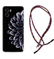 Vivo Y15S Y32 Y33S Y51 Y53S Kılıf Boyun Asklı Rasta Silikon Çiçekler 1639