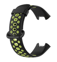 Microsonic Xiaomi Redmi Watch 2 Lite Rainbow Band Kordon Siyah Yeşil (Çok Renkli)