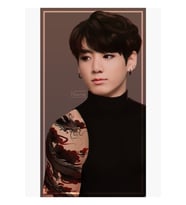 Dövme - Jungkook Tablo Ahşap Poster Dekoratif Kod3341