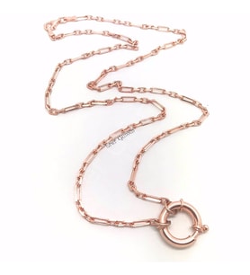 Gümüş italyan boyun zinciri uc632e3 (Rose)
