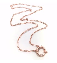 Gümüş italyan boyun zinciri uc632e3 (Rose)